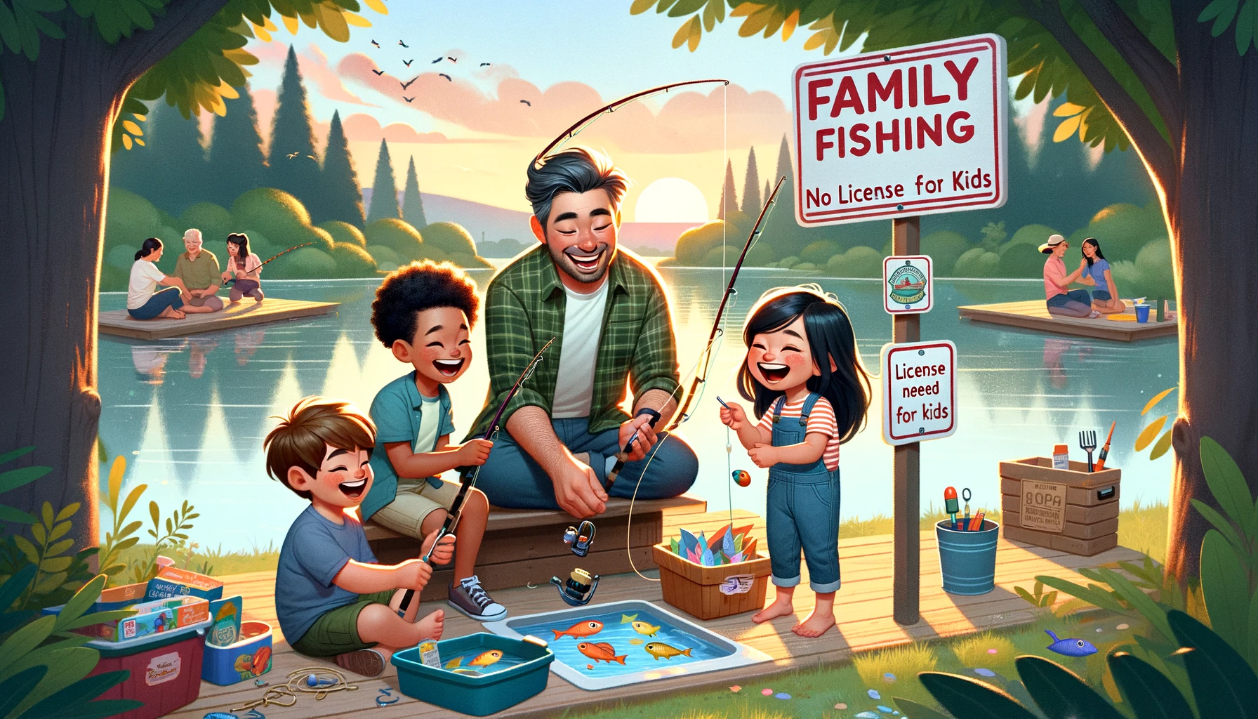 Teach Kids to Fish Without a License: Easy Steps for Fun Family Outings
