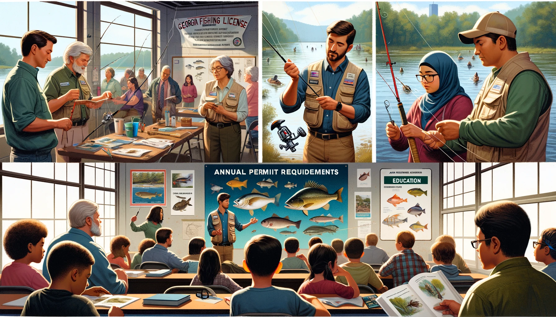 Georgia Fishing License: Educational Requirements for Annual Permit