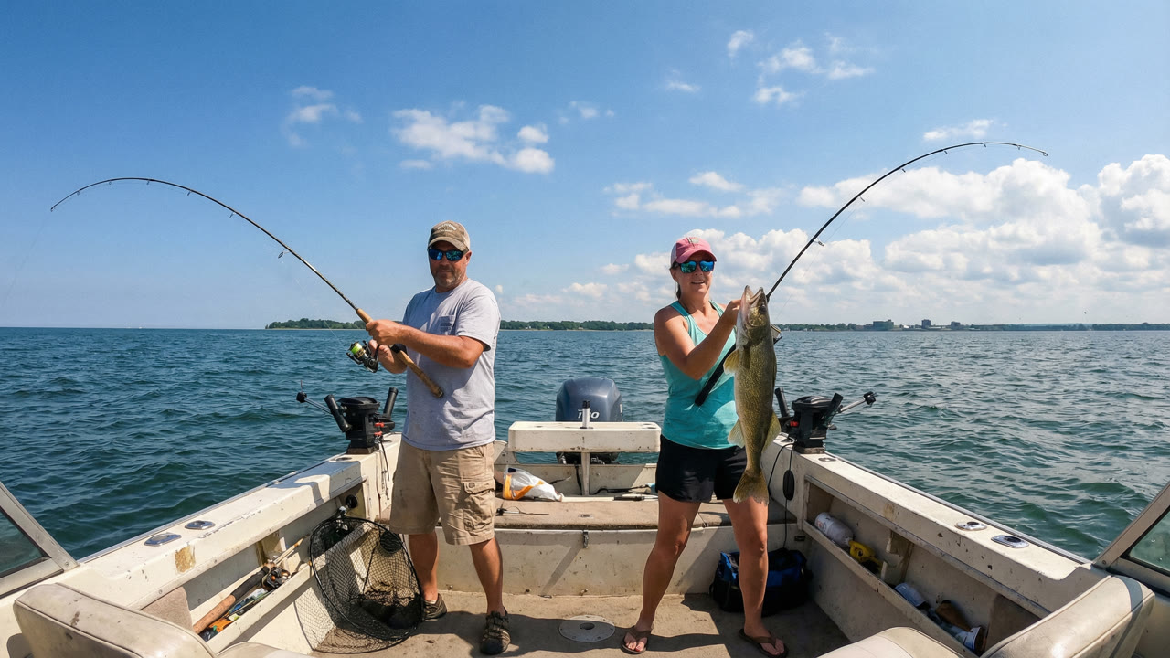 pa fishing lake erie boat